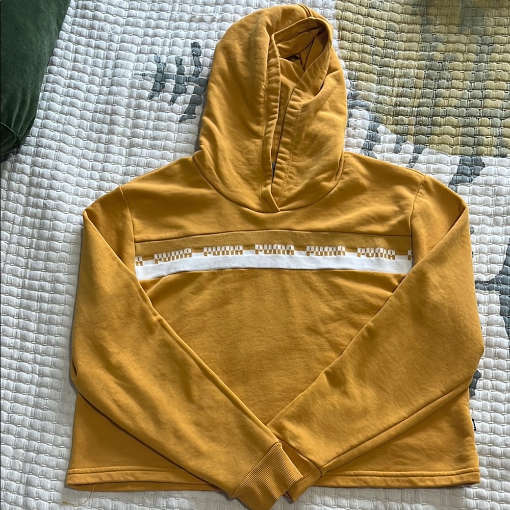 Puma Mustard Yellow Hoodie
